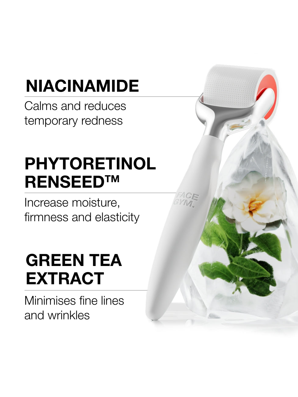 Youthful Active Roller Niacinamide Microneedling Tool by FACEGYM